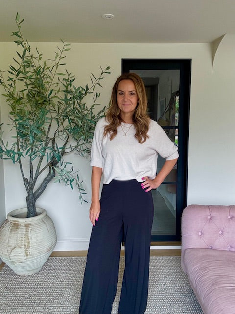 Milk 3/4 Sleeve Jumper