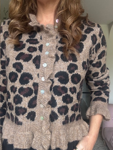 Leopard Print Cardigan