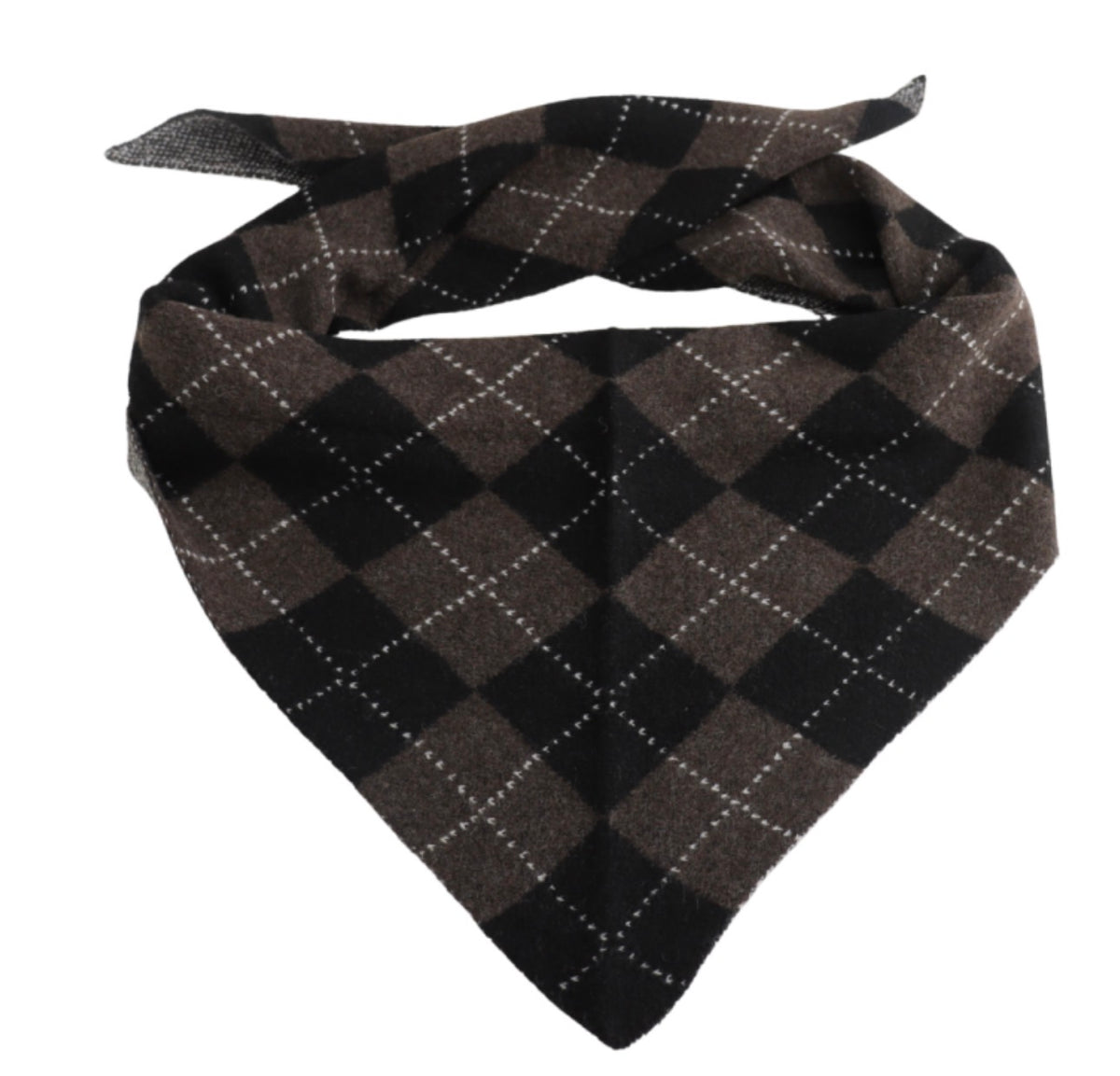 Argyle Triangle Scarf